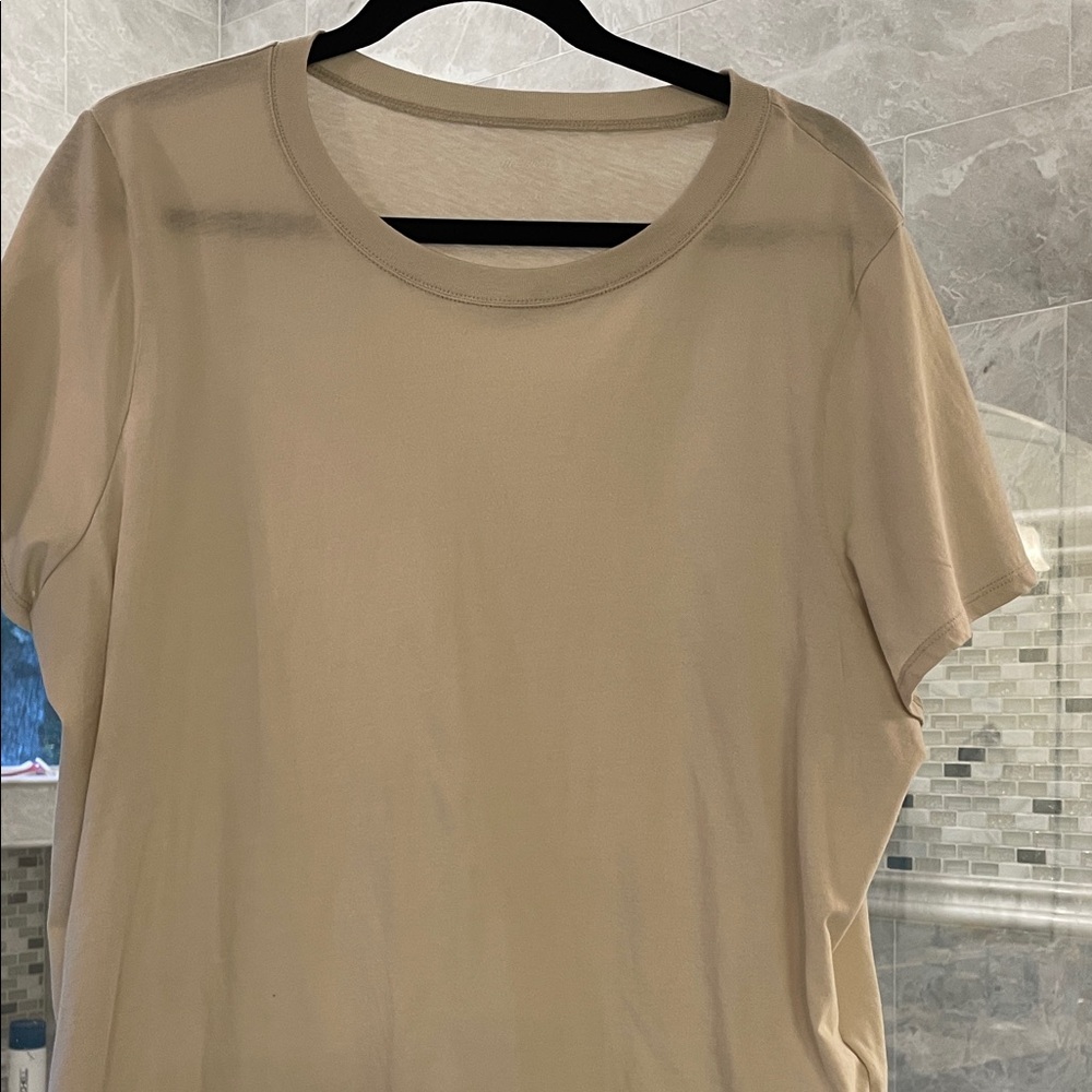 Beige Short Sleeve Madewell T-Shirt